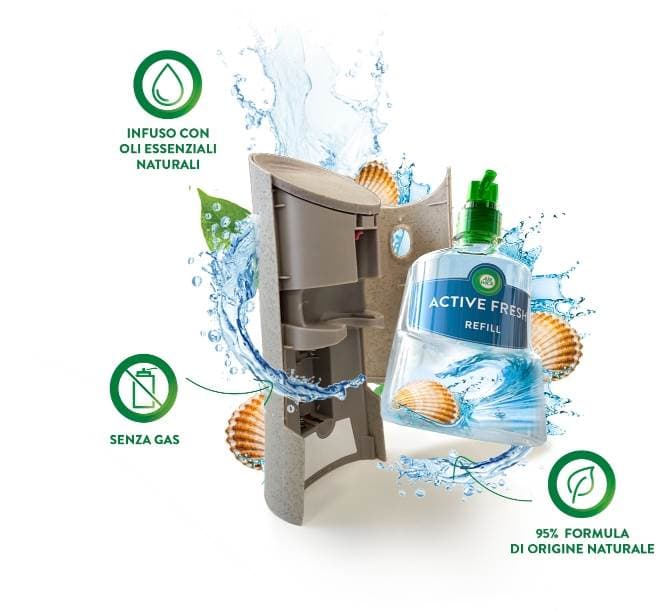 air-wick-active-fresh-base-ricarica-brezza Air Wick Active Fresh Base + Ricarica Brezza - immagine 1