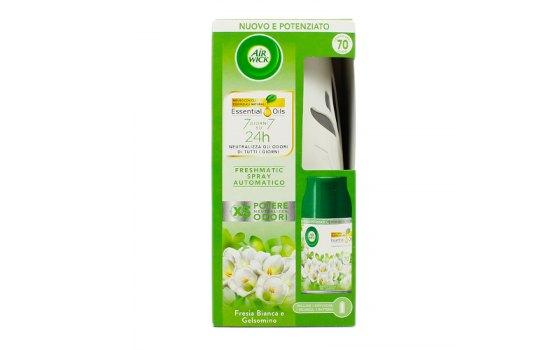 air-wick-freshmatic-base-ricarica-fresia Air Wick Freshmatic Base + Ricarica Fresia - immagine 1