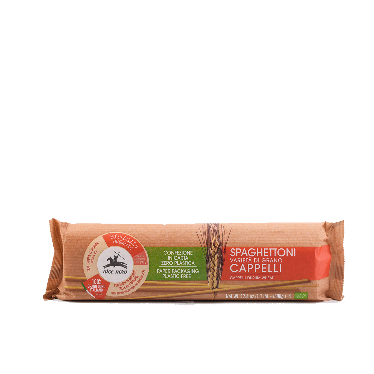 Alce Nero Spaghetti Cappelli Bio 500 g Alce Nero Spaghetti Cappelli Bio 500 g