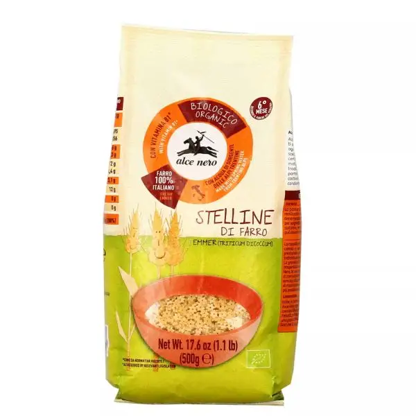alce-nero-stelline-di-farro-baby-food-bio-500-g Alce Nero Stelline di Farro Baby Food Bio 500 g - immagine 1