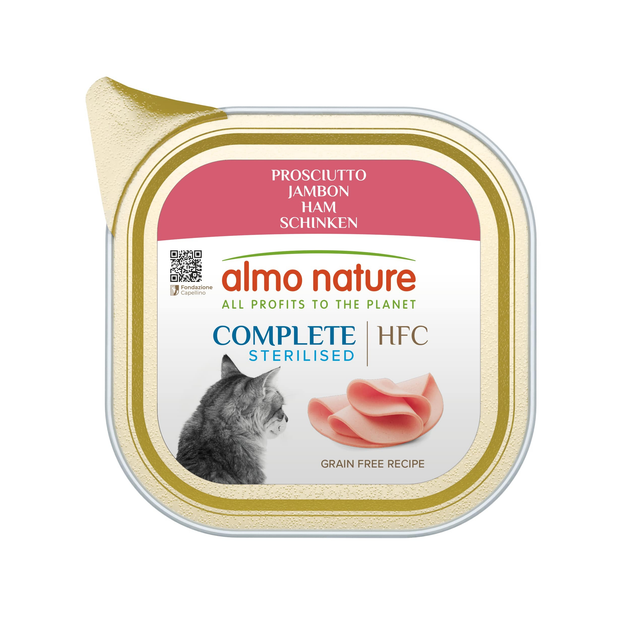 almo-nature-complete-cat-sterilised-prosciutto-85-g Almo Nature Complete Cat Sterilised Prosciutto 85 g - immagine 1