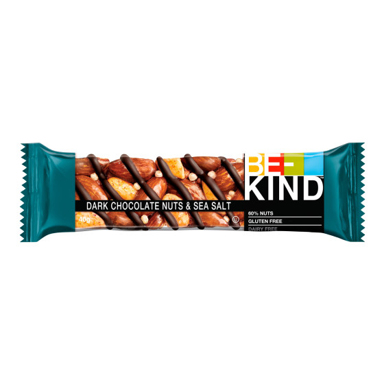 be-kind-barretta-cioccolato-nocciole-e-sale-marino-40-g Be-Kind Barretta Cioccolato, Nocciole e Sale Marino 40 g - immagine 1