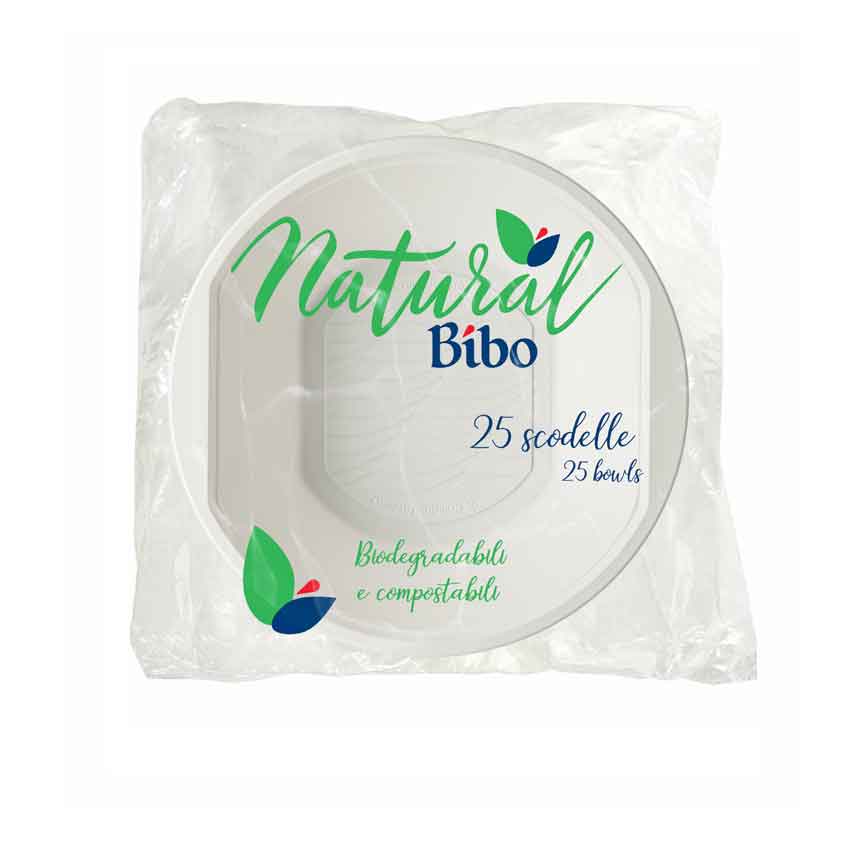 Bibo Scodelle Bioplastica 500 cc x25 Bibo Scodelle Bioplastica 500 cc x25