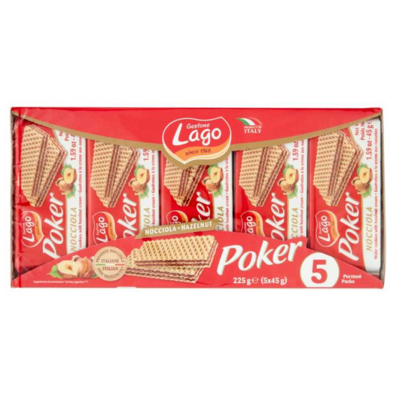 cabrioni-wafer-nocciola-5-x-45-g Cabrioni Wafer Nocciola 5 x 45 g - immagine 1