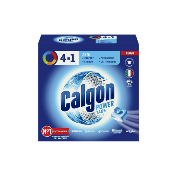 calgon-anticalcare-tabs-4-in-1-x-15 Calgon Anticalcare Tabs 4 in 1 x 15 - immagine 1