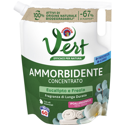 chanteclair-vert-ammorbidente-concentrato-eucalipto-fresco-12-l Chanteclair Vert Ammorbidente Concentrato Eucalipto Fresco 1,2 L - immagine 1
