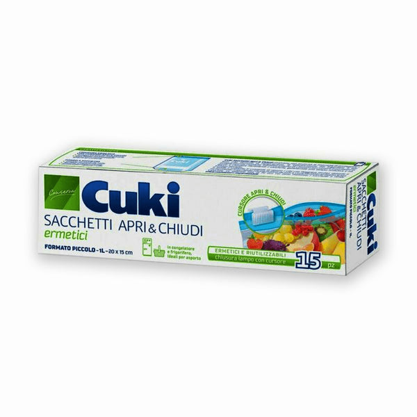 cuki-sacchetti-apri-chiudi-piccoli-x-15 Cuki Sacchetti Apri & Chiudi Piccoli x 15 - immagine 1