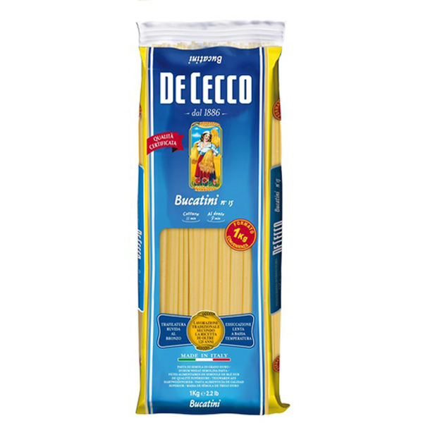 de-cecco-bucatini-1-kg De Cecco Bucatini 1 kg - immagine 1