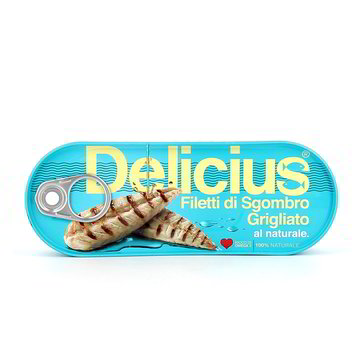 Delicius Filetti di Sgombro Grigliati al Naturale 110/75 g