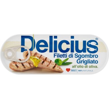 Delicius Filetti Sgombro Grigliati in Olio d’Oliva 110 g