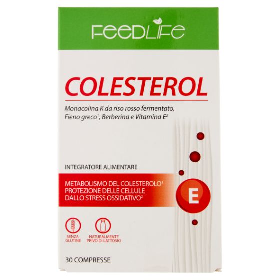 feedlife-integratore-colesterolo-30-compresse Feedlife Integratore Colesterolo 30 Compresse - immagine 1