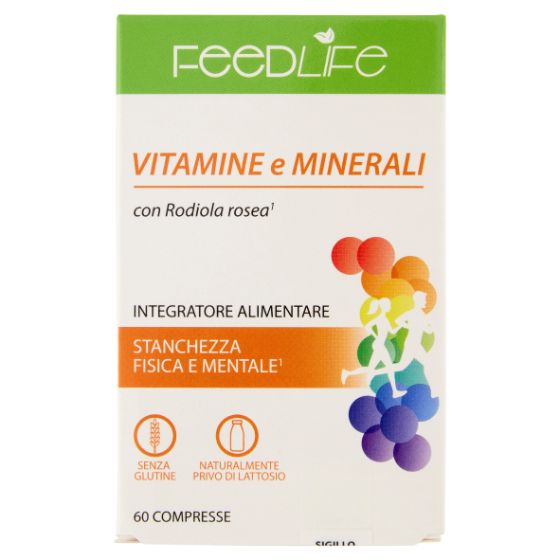 feedlife-integratore-vitamine-e-minerali-60-compresse Feedlife Integratore Vitamine e Minerali 60 Compresse - immagine 1
