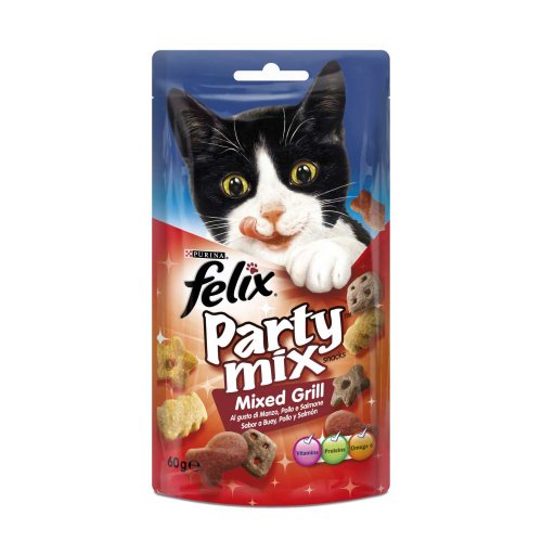 felix-party-mix-manzo-pollo-salmone-60-g Felix Party Mix Manzo/Pollo/Salmone 60 g - immagine 1