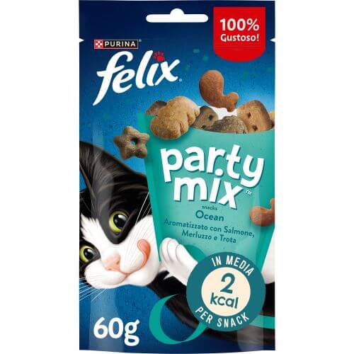 felix-party-mix-salmone-merluzzo-trota-60-g Felix Party Mix Salmone/Merluzzo/Trota 60 g - immagine 1