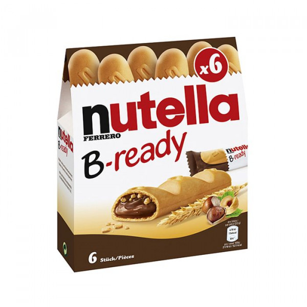 ferrero-nutella-b-ready-6-pezzi-132-g Ferrero Nutella B-Ready 6 Pezzi 132 g - immagine 1