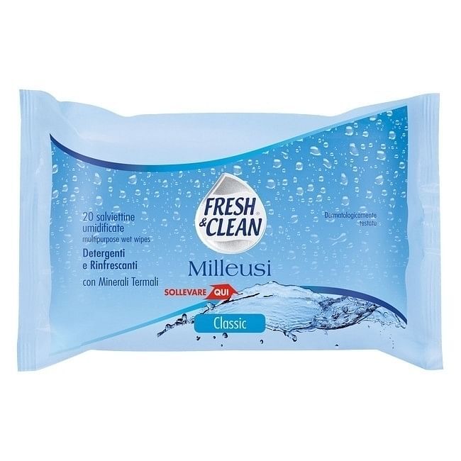 freash-clean-salviette-milleusi-x-20 Fresh & Clean Salviette Milleusi x 20 - immagine 1