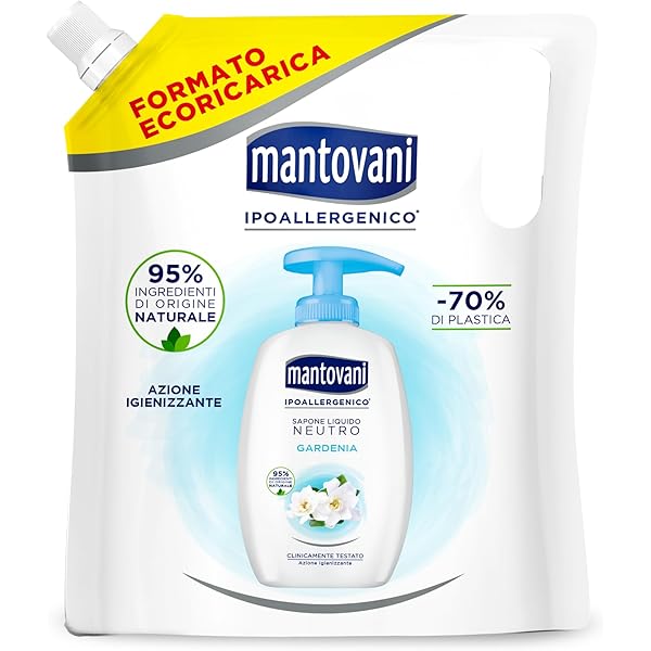 fresh-clean-sapone-liquido-delicato-pouch-1-l Fresh & Clean Sapone Liquido Delicato Pouch 1 L - immagine 1