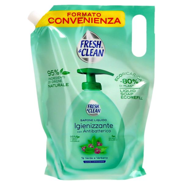 fresh-clean-sapone-liquido-pouch-mix-1-l Fresh & Clean Sapone Liquido Pouch Mix 1 L - immagine 1