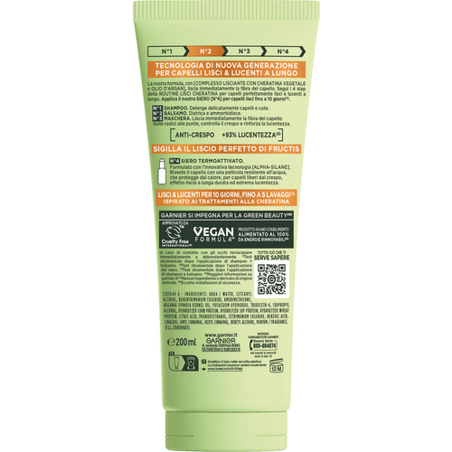 fructis-balsamo-lisci-keratin-200-ml Fructis Balsamo Lisci Keratin 200 ml - immagine 1