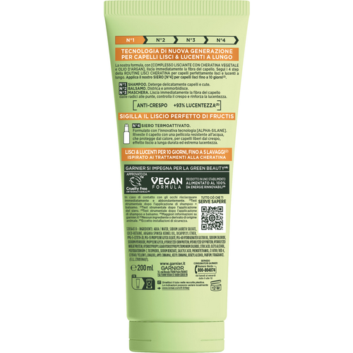 fructis-shampoo-lisci-keratin-200-ml Fructis Shampoo Lisci Keratin 200 ml - immagine 1