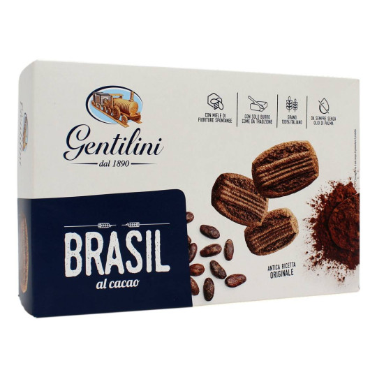 gentilini-biscotti-brasil-250-g Gentilini Biscotti Brasil 250 g - immagine 1