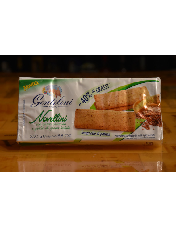 gentilini-biscotti-novellini-saraceno-250-g Gentilini Biscotti Novellini Saraceno 250 g - immagine 1