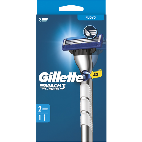 gillette-mach-3-turbo-rasoio Gillette Mach 3 Turbo Rasoio - immagine 1