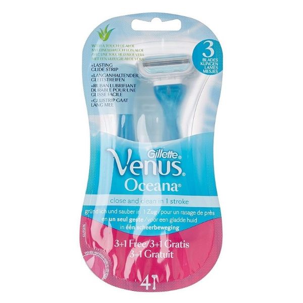 gillette-venus-oceana-rasoio-usa-e-getta-x3-1 Gillette Venus Oceana Rasoio Usa e Getta x3 + 1 - immagine 1