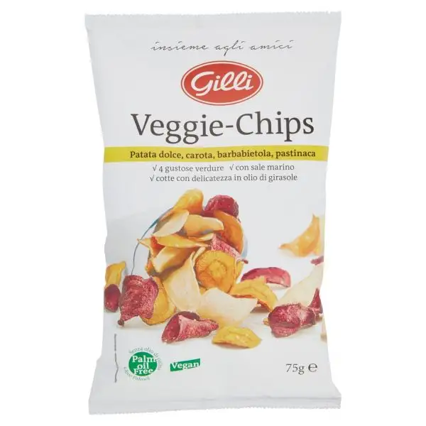 gilli-chips-veggie-75-g Gilli Chips Veggie 75 g - immagine 1