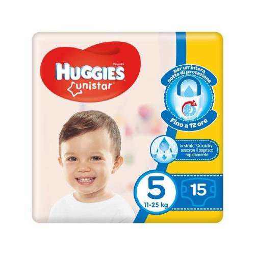 huggies-uni-pannolini-junior-x14-11-19-kg-n5 Huggies Uni Pannolini Junior x14 11/19 kg N.5 - immagine 1