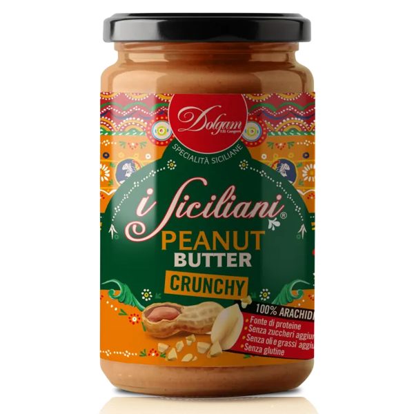 i-siciliani-burro-di-arachidi-proteico-375-g I Siciliani Burro di Arachidi Proteico 375 g - immagine 1