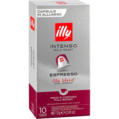 illy-capsule-espresso-intenso-x10-57-g Illy Capsule Espresso Intenso x10 57 g - immagine 1