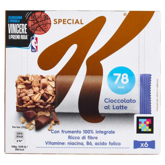 kelloggs-barretta-special-k-cioccolato-129-g Kellogg's Barretta Special K Cioccolato 129 g - immagine 1