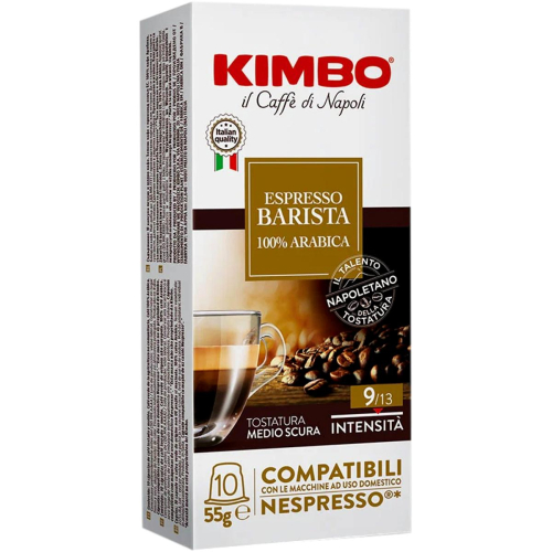 kimbo-capsule-compatibili-nespresso-barista-x10 Kimbo Capsule Compatibili Nespresso Barista x10 - immagine 1