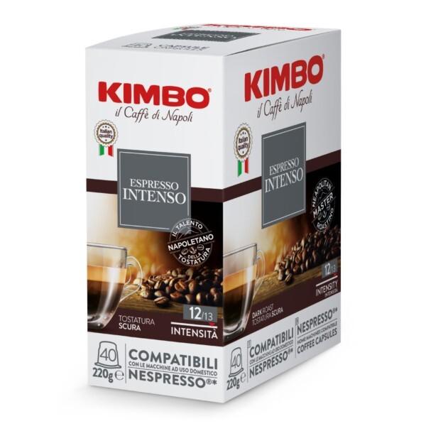kimbo-capsule-compatibili-nespresso-intenso-x-40 Kimbo Capsule Compatibili Nespresso Intenso x 40 - immagine 1