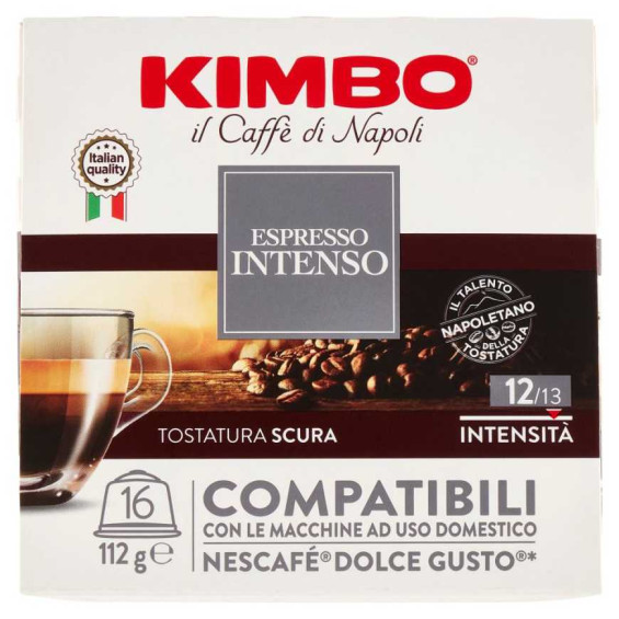 kimbo-capsule-compatibili-nespresso-napoli-x-40 Kimbo Capsule Compatibili Nespresso Napoli x 40 - immagine 1