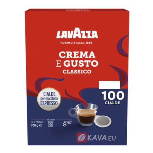 lavazza-cialde-espresso-crema-e-gusto-classic-x100 Lavazza Cialde Espresso Crema e Gusto Classic x100 - immagine 1