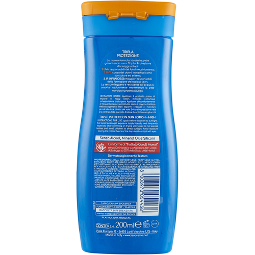 leocrema-latte-solare-tripla-protezione-spf-30-200-ml Leocrema Latte Solare Tripla Protezione SPF 30 200 ml - immagine 1