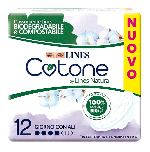 lines-assorbenti-cotone-ultra-ali-x-10 Lines Assorbenti Cotone Ultra Ali x 10 - immagine 1