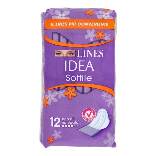 lines-assorbenti-idea-sottile-con-ali-ricaricabili-x-12 Lines Assorbenti Idea Sottile con Ali Ricaricabili x 12 - immagine 1