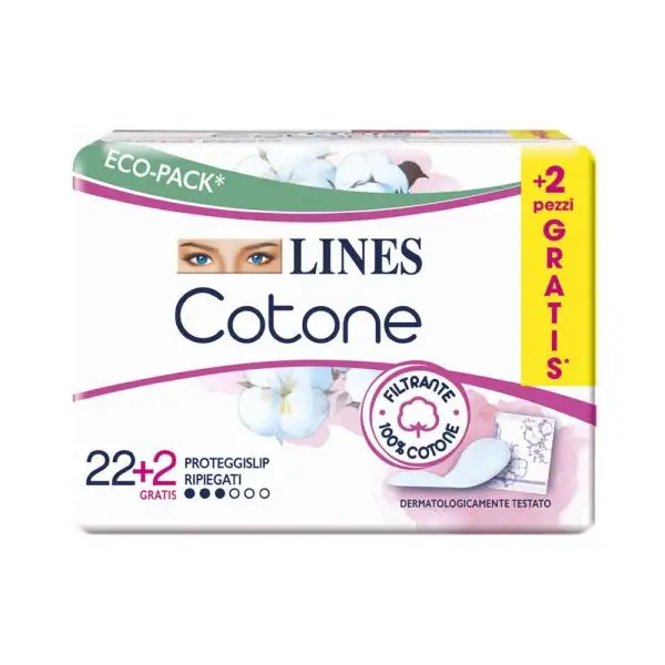 lines-proteggi-slip-cotone-disteso-x-24 Lines Proteggi Slip Cotone Disteso x 24 - immagine 1