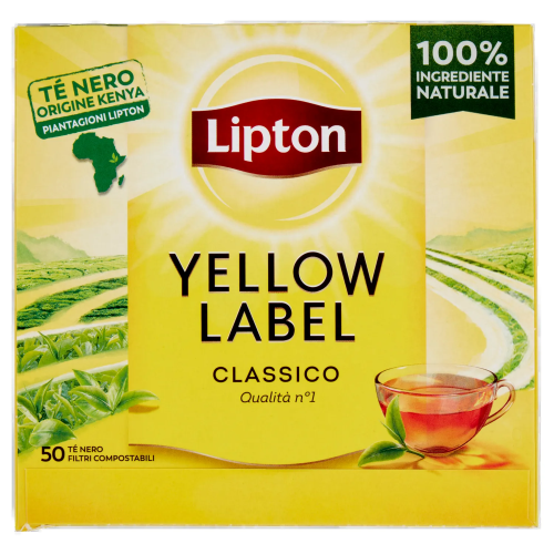 lipton-yellow-label-tea-50-filtri Lipton Yellow Label Tea 50 Filtri - immagine 1