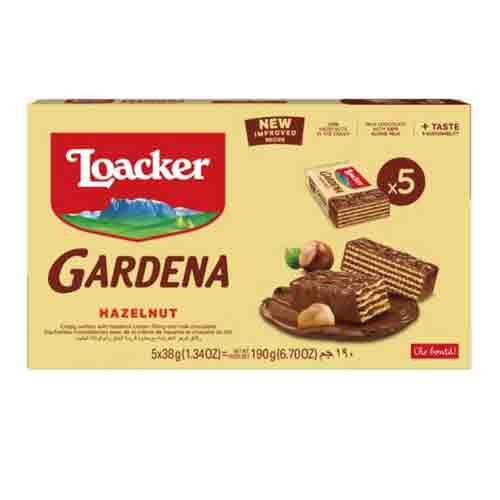 loacker-gardena-nocciola-5-x-38-g Loacker Gardena Nocciola 5 x 38 g - immagine 1