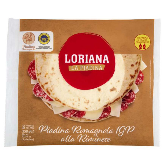 loriana-piadina-sfogliata-olio-doliva-350-g Loriana Piadina Sfogliata Olio d'Oliva 350 g - immagine 1