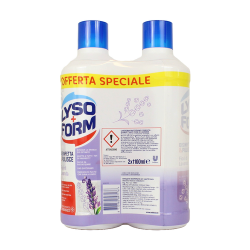 lysoform-casa-lavanda-2-x-11-l Lysoform Casa Lavanda 2 x 1,1 L - immagine 1