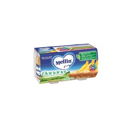 mellin-omogeneizzato-mela-banana-2-x-100-g Mellin Omogeneizzato Mela/Banana 2 x 100 g - immagine 1