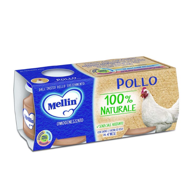 mellin-omogeneizzato-pollo-2-x-80-g Mellin Omogeneizzato Pollo 2 x 80 g - immagine 1
