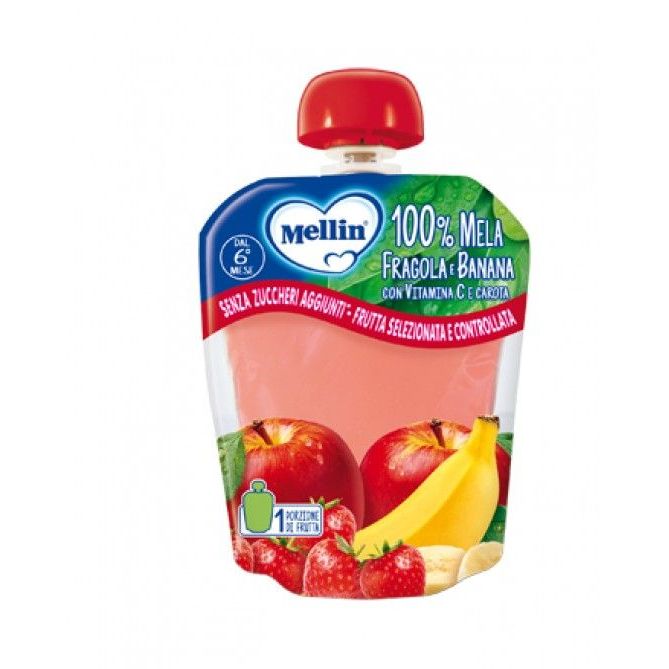 mellin-pouch-fragola-banana-90-g Mellin Pouch Fragola Banana 90 g - immagine 1