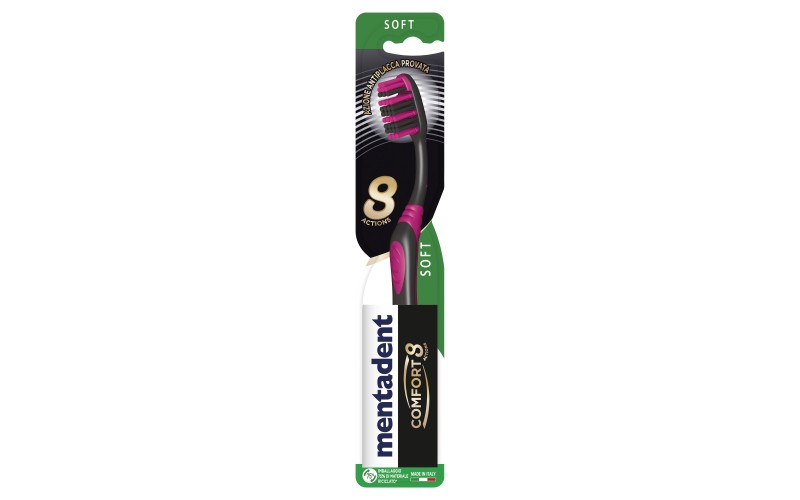 mentadent-spazzolino-comfort-8-azioni Mentadent Spazzolino Comfort 8 Azioni - immagine 1