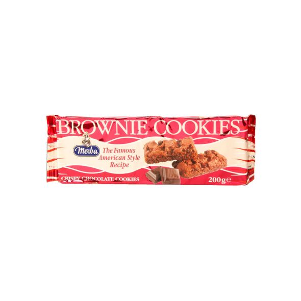 merba-brownie-cookies-200-g Merba Brownie Cookies 200 g - immagine 1
